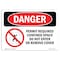 Signmission OSHA Danger Sign, Permit Required Confined, 5in X 3.5in Decal, 5" W, 3.5" H, Landscape OS-DS-D-35-L-2172 - alternate 1